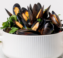 Cooked Whole Mussels