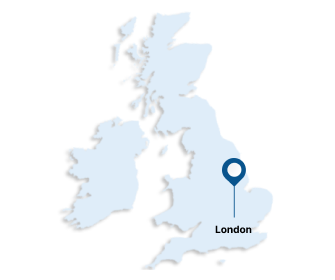 Map location of branches from UK